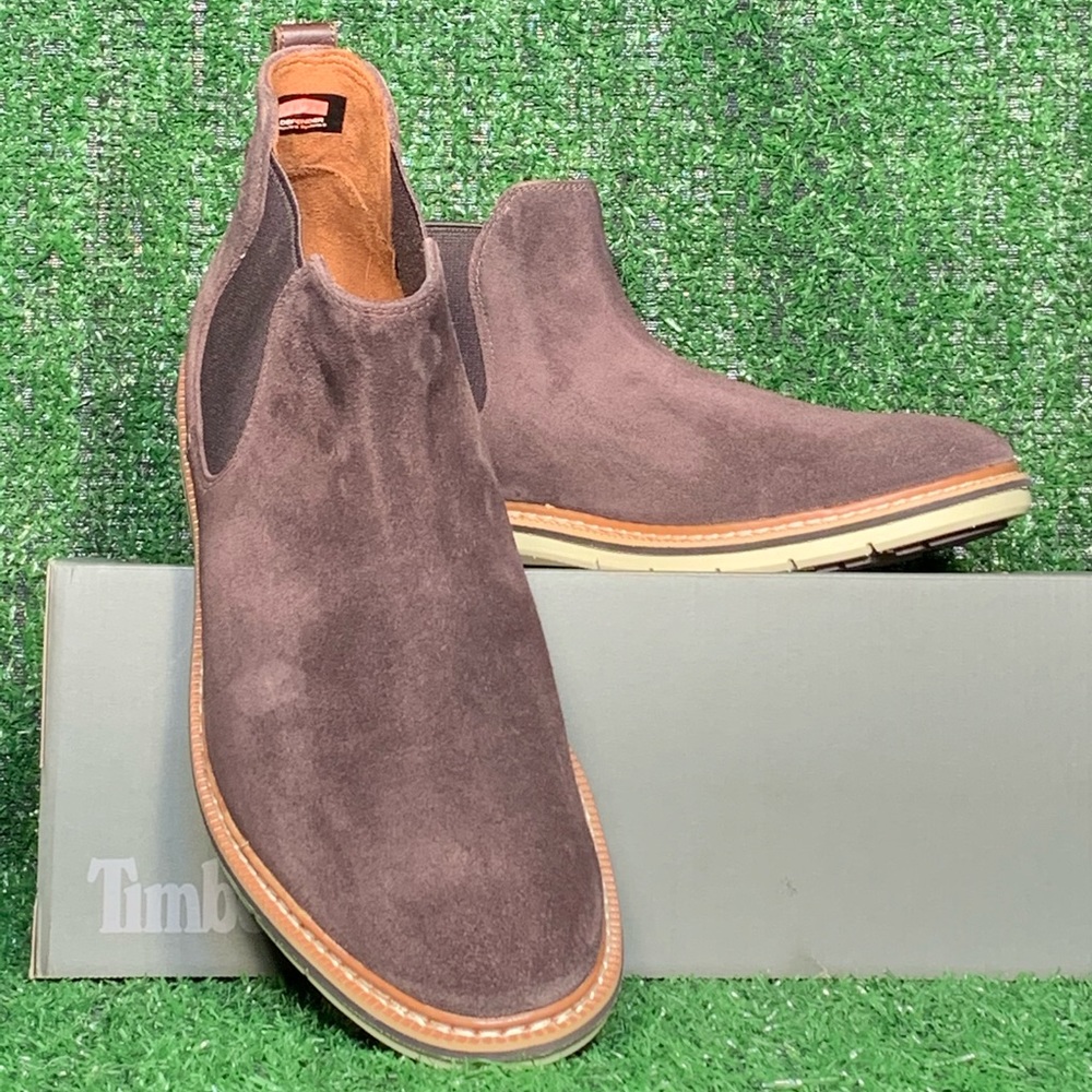 Timberland Mens Naples Chelsea dark brown boot. - Picture 4 of 7